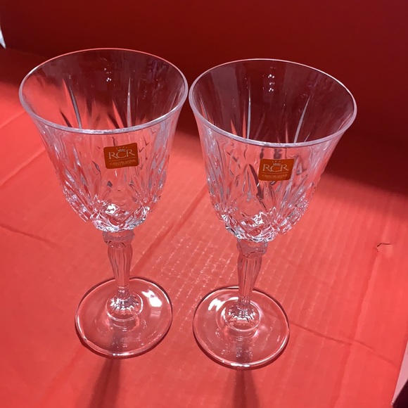 NWOT RCR Melodia Wine Goblets (6 pz.) - Picture 6 of 14